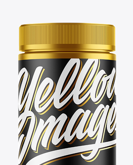 Metallic Plastic Bottle Mockup PSD #2