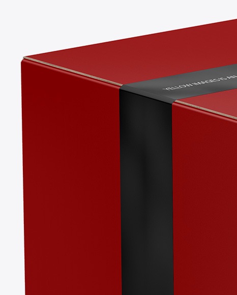 Matte Box Mockup PSD #1