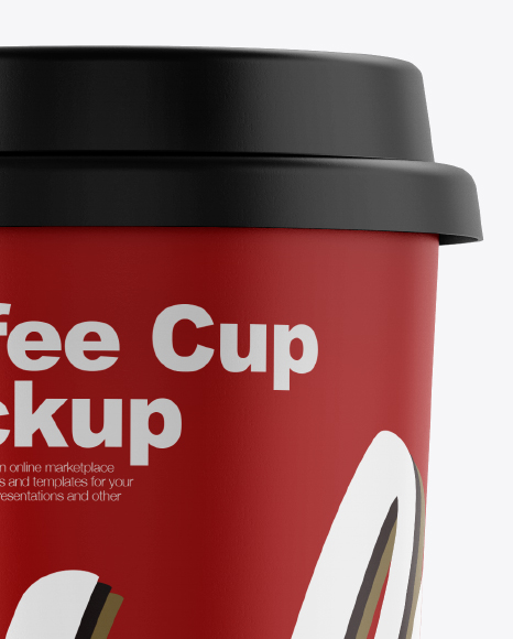 Matte Coffee Cup Mockup PSD #2