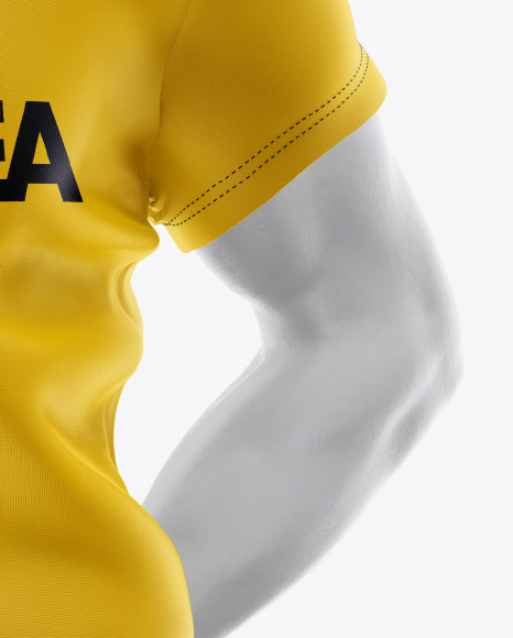 Download Man S Statue Wearing A T Shirt Mockup In Apparel Mockups On Yellow Images Object Mockups