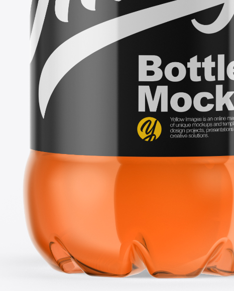 PET Drink Bottle Mockup PSD #7