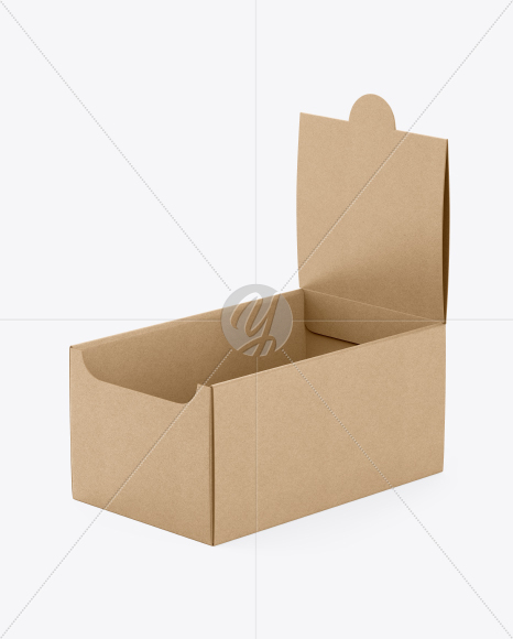 Download Kraft Snack Box Mockup In Box Mockups On Yellow Images Object Mockups