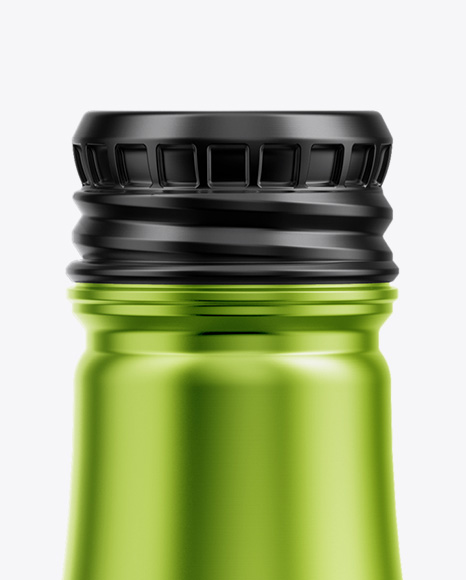 Metallic Bottle Mockup