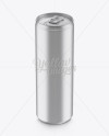 Download 250ml Matte Aluminium Can Mockup (High-Angle Shot) in Can Mockups on Yellow Images Object Mockups