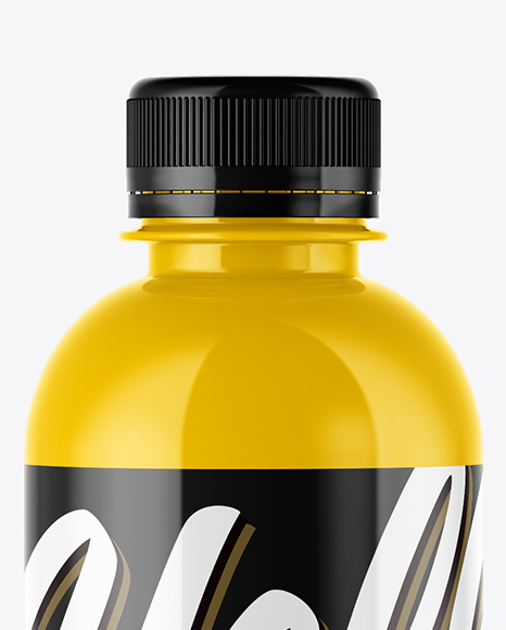 Glossy Bottle Mockup PSD #2