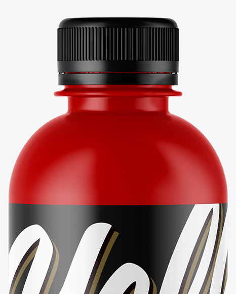 Matte Bottle Mockup PSD #2