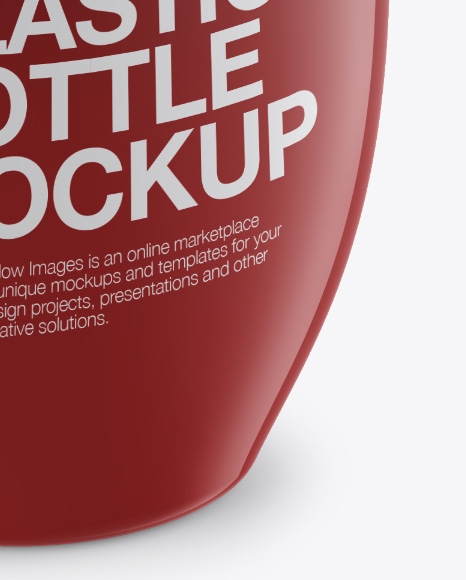 Plastic Bottle Mockup PSD #6