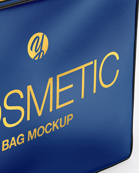 Download Matte Cosmetic Bag Mockup In Bag Sack Mockups On Yellow Images Object Mockups