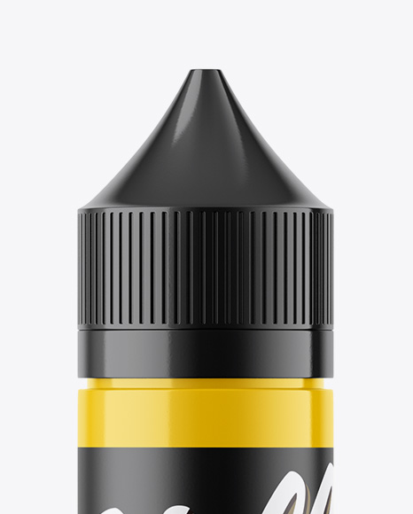 Glossy Dropper Bottle Mockup PSD #2