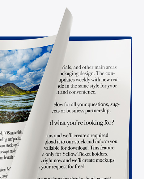 Opened Matte Book Mockup PSD #1