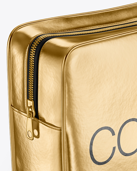 Download Metallic Cosmetic Bag Mockup In Bag Sack Mockups On Yellow Images Object Mockups Yellowimages Mockups