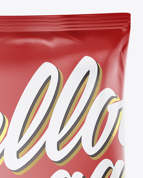 Matte Snack Bag Mockup PSD #2