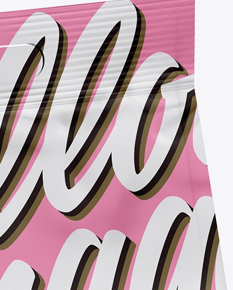 Matte Food Bag Mockup PSD #2