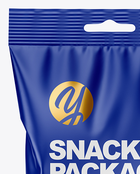 Matte Snack Package Mockup PSD #2