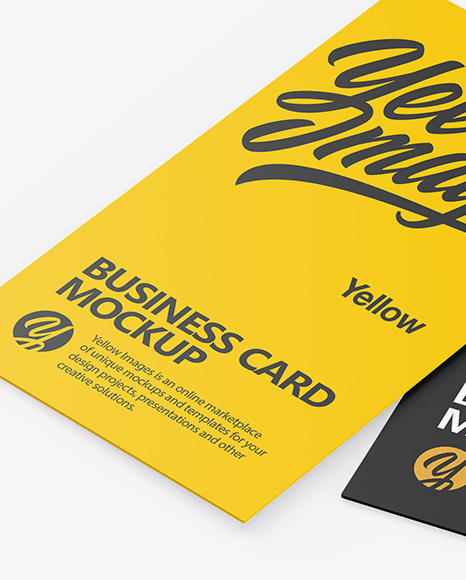 Two Business Cards Mockup PSD #2