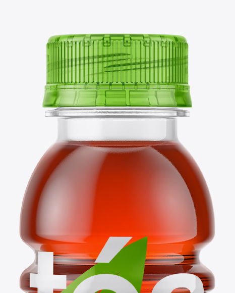 Bottle with Condensation in Shrink Sleeve Mockup PSD #5