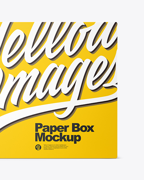 Paper Box Mockup PSD #1