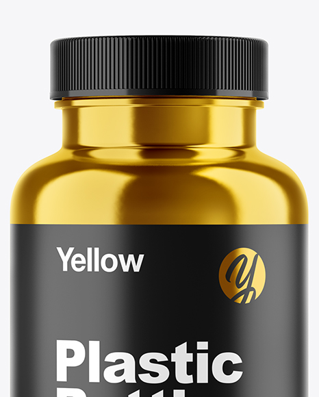 Metallized Pills Bottle Mockup PSD #2