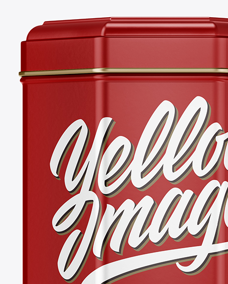 Download Matte Tin Box Mockup In Box Mockups On Yellow Images Object Mockups Yellowimages Mockups