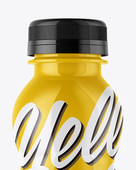Glossy Bottle Mockup PSD #2