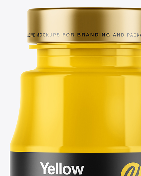 Glossy Pills Bottle Mockup PSD #2