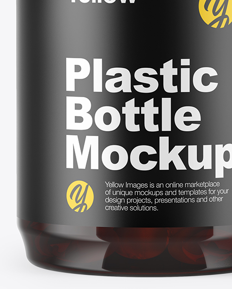 Download Amber Pills Bottle Mockup In Bottle Mockups On Yellow Images Object Mockups PSD Mockup Templates