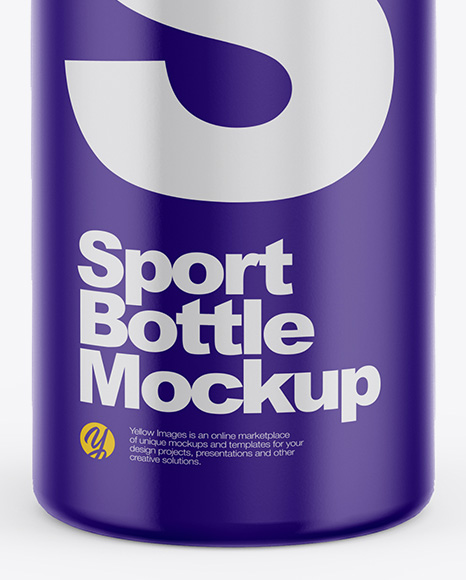 Sport Matte Bottle Mockup