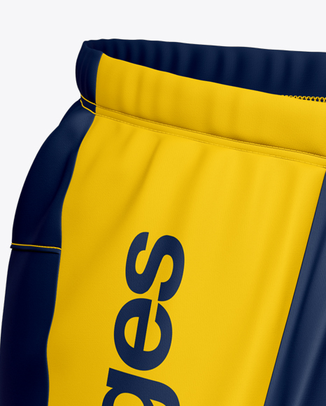 Men S Running Shorts Hq Mockup In Apparel Mockups On Yellow Images Object Mockups