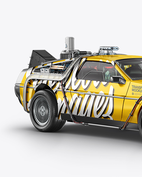 Download Sport Car Mockup Half Side View In Vehicle Mockups On Yellow Images Object Mockups Yellowimages Mockups