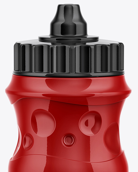 Sport Glossy Bottle Mockup