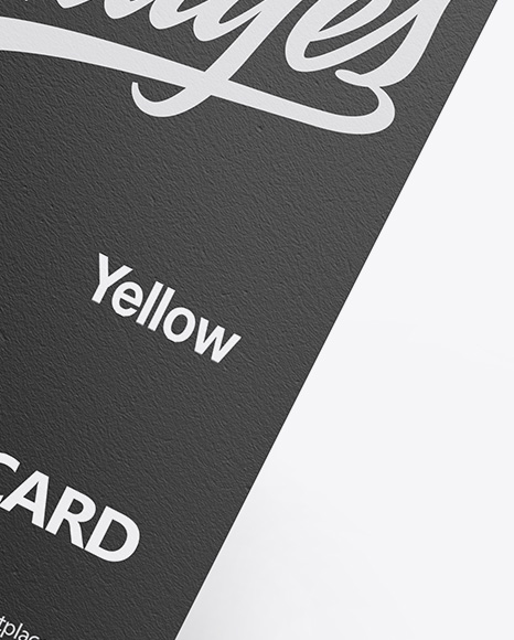 Textured Business Card Mockup PSD #1