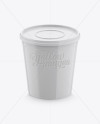 Download Glossy Plastic Container Mockup - Front View (High-Angle ... Yellowimages Mockups