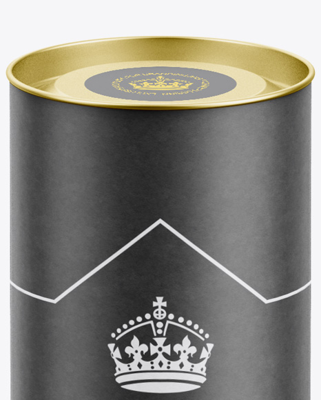 Extra Long Paper Tube w  a Convex Lid   High Angle View PSD #6