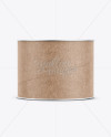 Small Kraft Paper Tube w/ a Paper Label - Front View - Free Download