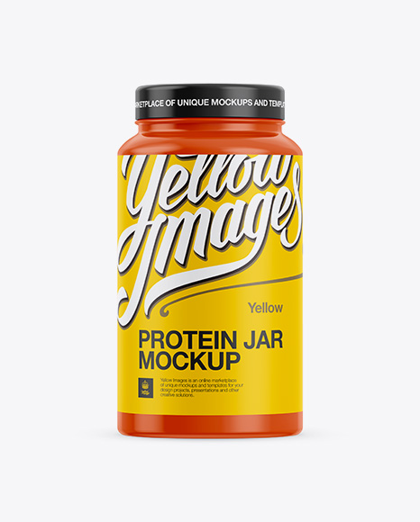 Download Nutritional Supplement Bottle With Gloss Finish Mockup Eye Level Shot In Bottle Mockups On Yellow Images Object Mockups PSD Mockup Templates