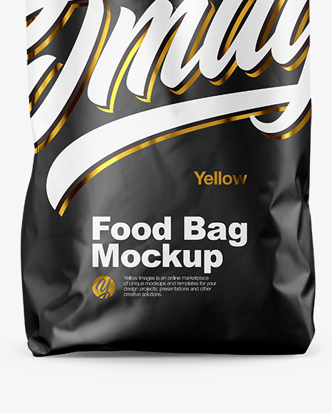 Matte Food Bag Mockup PSD #1