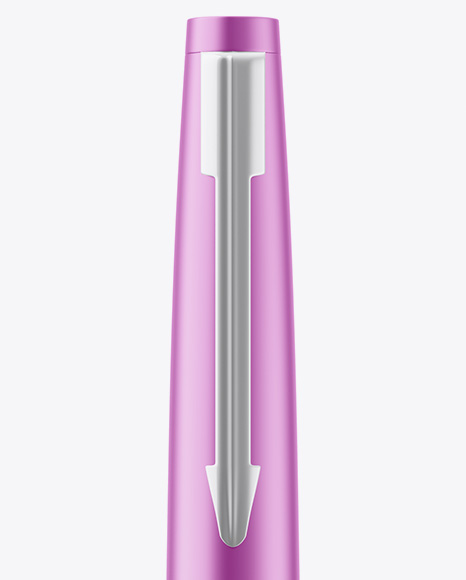Matte Metallic Pen Mockup PSD #6