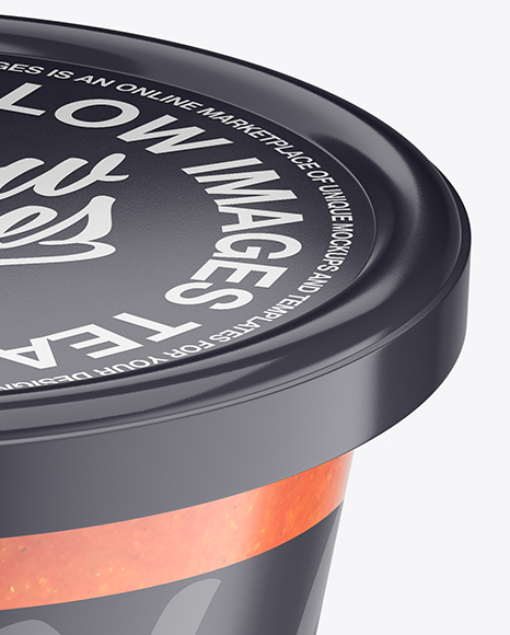 Sauce Jar Mockup PSD #2