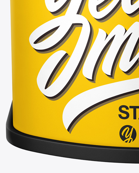 Download Stand Mockup In Indoor Advertising Mockups On Yellow Images Object Mockups