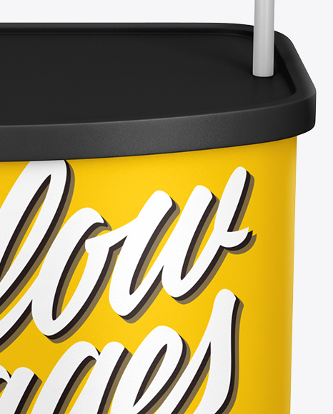 Download Stand Mockup in Indoor Advertising Mockups on Yellow ...