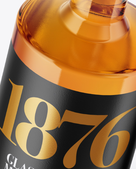 Glass Bottle Mockup PSD #2