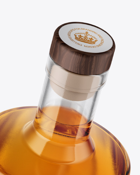 Glass Bottle Mockup PSD #1