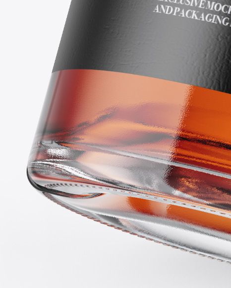 Glass Bottle Mockup PSD #6