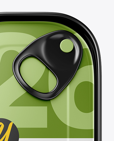 Glossy Tin Can Mockup PSD #2