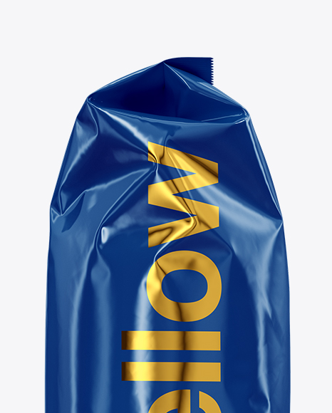 Glossy Food Bag Mockup PSD #2