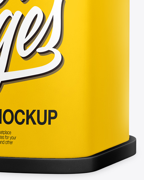 Download Stand Mockup Half Side View In Indoor Advertising Mockups On Yellow Images Object Mockups Yellowimages Mockups