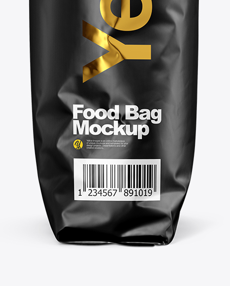 Matte Food Bag Mockup PSD #1