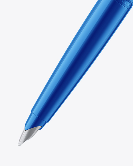 Metallic Pen Mockup PSD #1