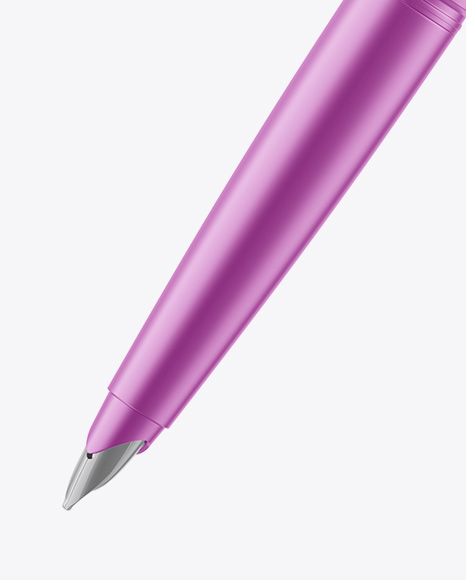 Matte Metallic Pen Mockup PSD #1