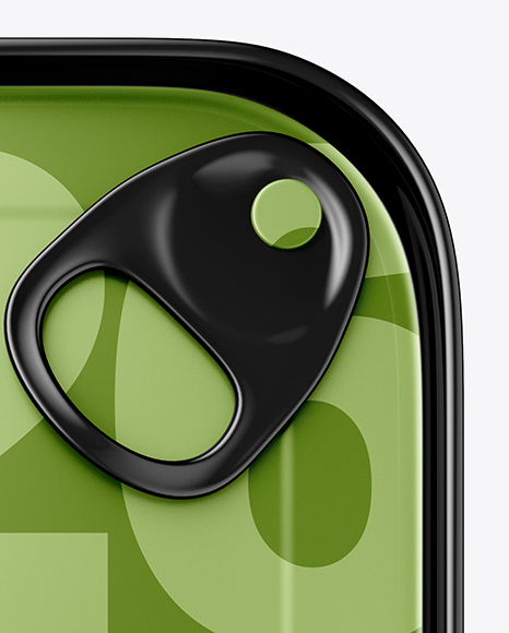 Glossy Tin Can Mockup PSD #2